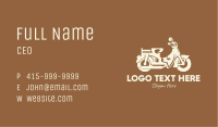 Retro Scooter Motorbike Business Card Image Preview