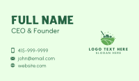 Lawn Mower Grass Field Business Card Preview