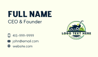 Garden Lawn Mower Landscaping Business Card Image Preview