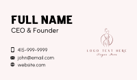 Naked Woman Body Clinic Business Card Design