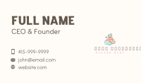 Cake Baking Mittens  Business Card Image Preview