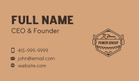 Woodworker Carpentry Saw Business Card Image Preview