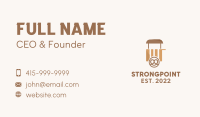 Pretzel Food Truck  Business Card Image Preview