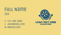 Cinema Reel Drum  Business Card Image Preview