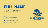 Cinema Reel Drum  Business Card Image Preview