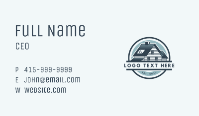 Generic Housing Roof Business Card Image Preview