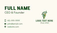 Human Tree Community  Business Card Design