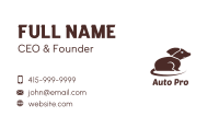 Brown Small Dog Business Card Image Preview