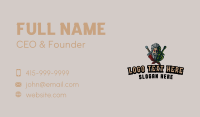 Old Swordsman Gaming Business Card Image Preview