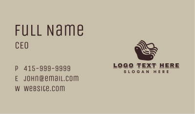 Sofa Chair Furniture Business Card Image Preview