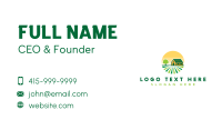 Grass Field Landscaping Business Card Preview