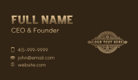 Deluxe Classic Brewery Business Card Preview