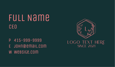 Lifestyle Brand Letter Business Card Image Preview