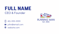 Running Jogging Shoes Business Card Image Preview