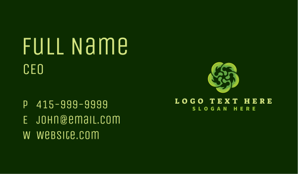 People Community Eco Business Card Design Image Preview