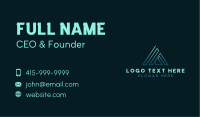 Triangle Cyber Tech Business Card Image Preview