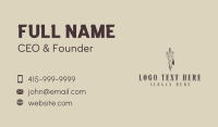 Couture Fashion Woman Business Card Preview