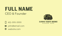 Garbage Truck Collector Business Card Image Preview