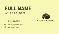 Garbage Truck Collector Business Card Image Preview