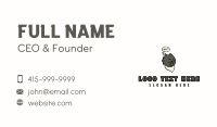 Rebel Cat Cursing Business Card Design