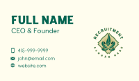 Botanical Cannabis Farm Business Card Image Preview