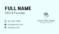 Premium Diamond Hand  Business Card Design