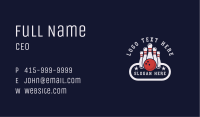 Bowling Ball Sports Business Card Image Preview