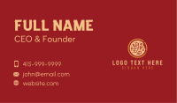 Vegetable Pizza Restaurant Business Card Image Preview