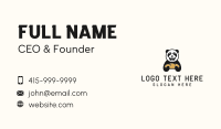 Panda Bread Bakery Business Card Design