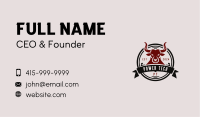 Western Rodeo Bull Business Card Image Preview