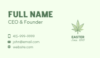 Green Marijuana Farm Business Card Image Preview