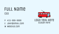 Public Bus Transportation Business Card Image Preview