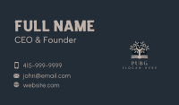 Book Tree Plant Business Card Image Preview