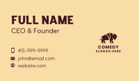 Bison Butcher Shop Business Card Image Preview