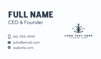 Marine Anchor Wheel  Business Card Image Preview