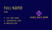 Casino Neon Signage Business Card Image Preview