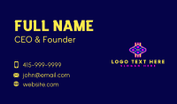 Casino Neon Signage Business Card Image Preview