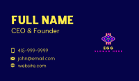 Casino Neon Signage Business Card Image Preview