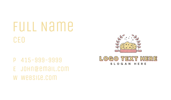 Rolling Pin Cookie Baker Business Card Design Image Preview