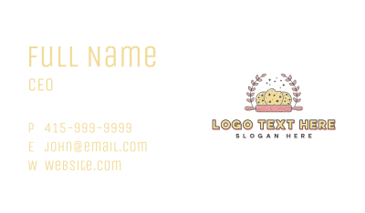 Rolling Pin Cookie Baker Business Card Image Preview