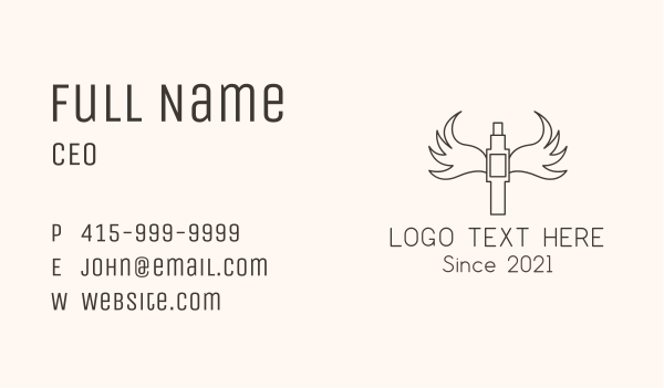 Vape Pod Wings Business Card Design Image Preview