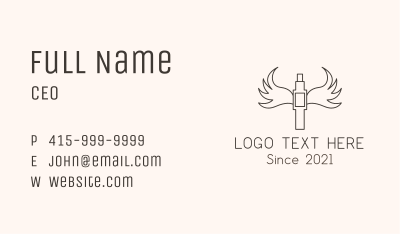Vape Pod Wings Business Card Image Preview