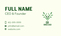 Green Reindeer Plant  Business Card Image Preview