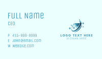 House Brush Swipe Cleaning Business Card Image Preview