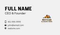 Wheel Loader Heavy Equipment Business Card Image Preview
