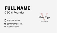 Minimalist Feminine Lettermark Business Card Image Preview