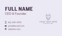 Flag Crown Shield Academy Business Card Image Preview