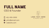 Woman Cowgirl Star Business Card Design