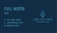 Crystal Droplet Gemstone Business Card Image Preview