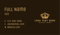 Queen Monarchy Crown Business Card Image Preview